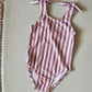 Striped Swim One Piece