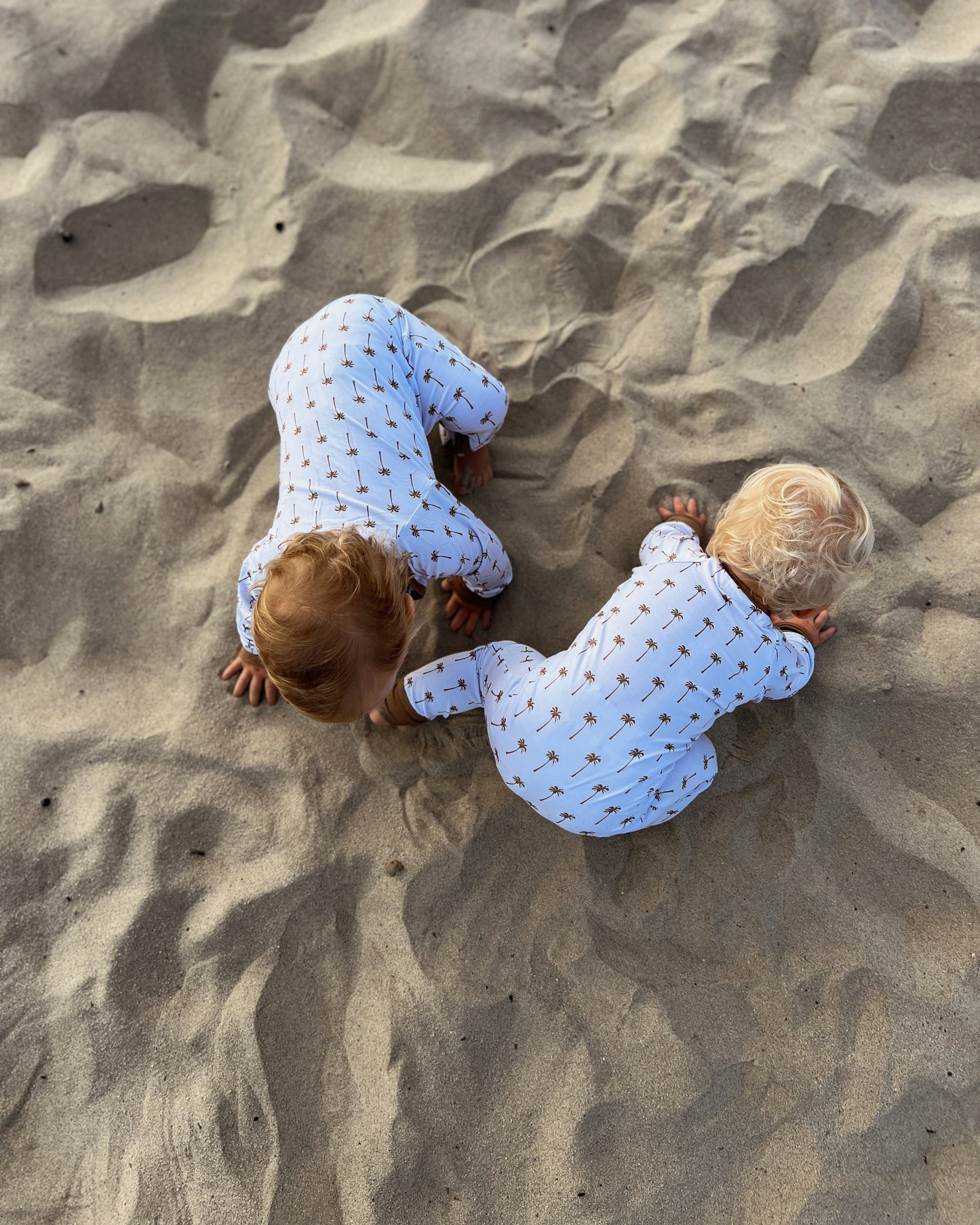 Brown Palm Tree Romper