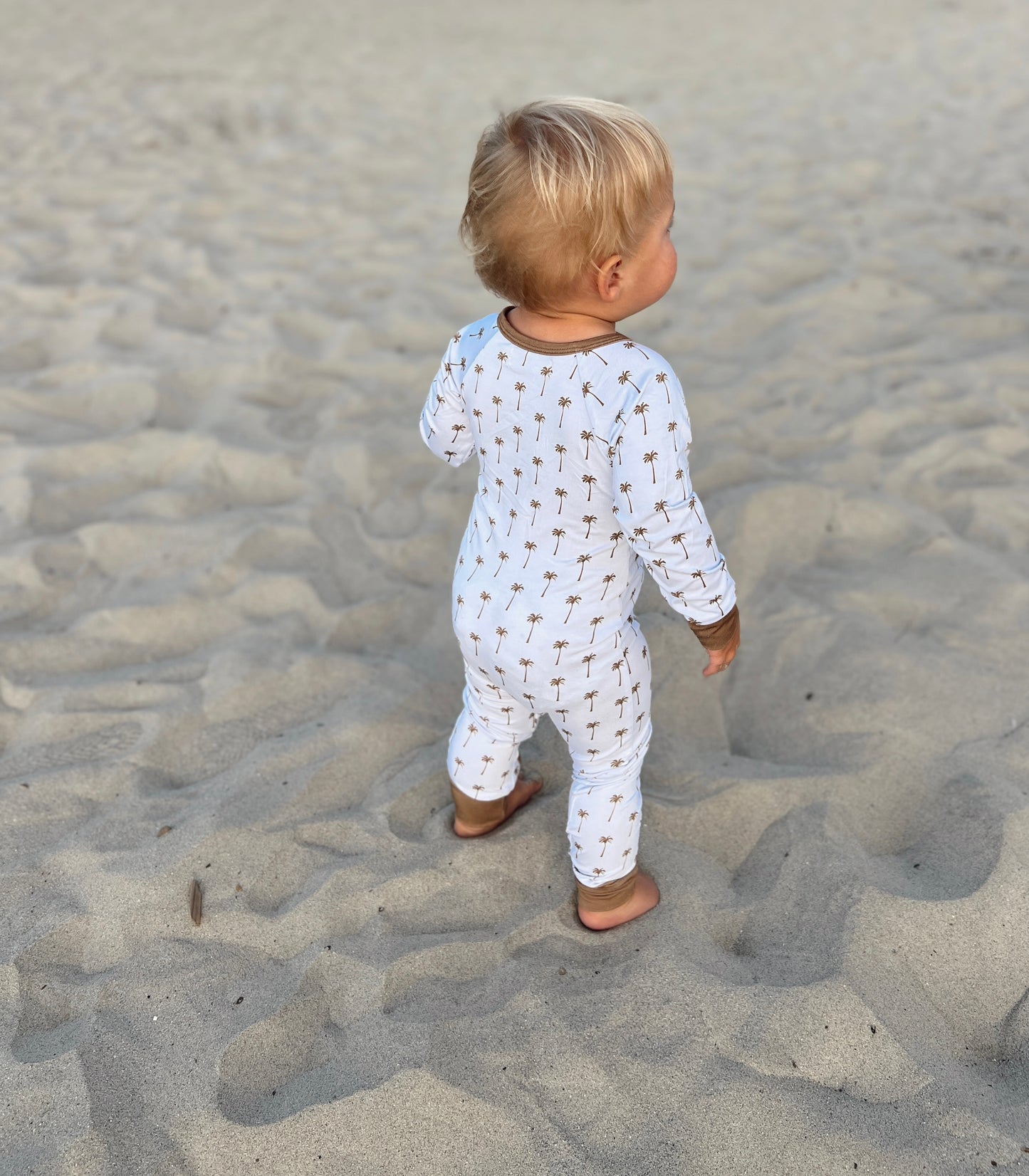 Brown Palm Tree Romper