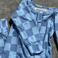 Double Zipper - Coastal Blues Romper