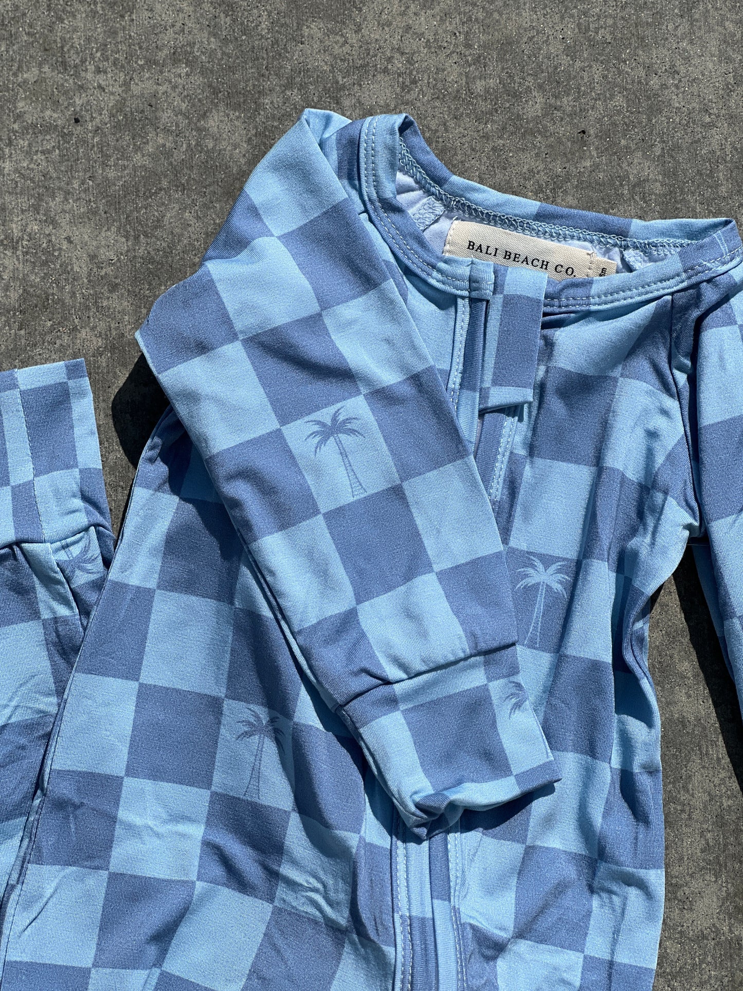 Double Zipper - Coastal Blues Romper