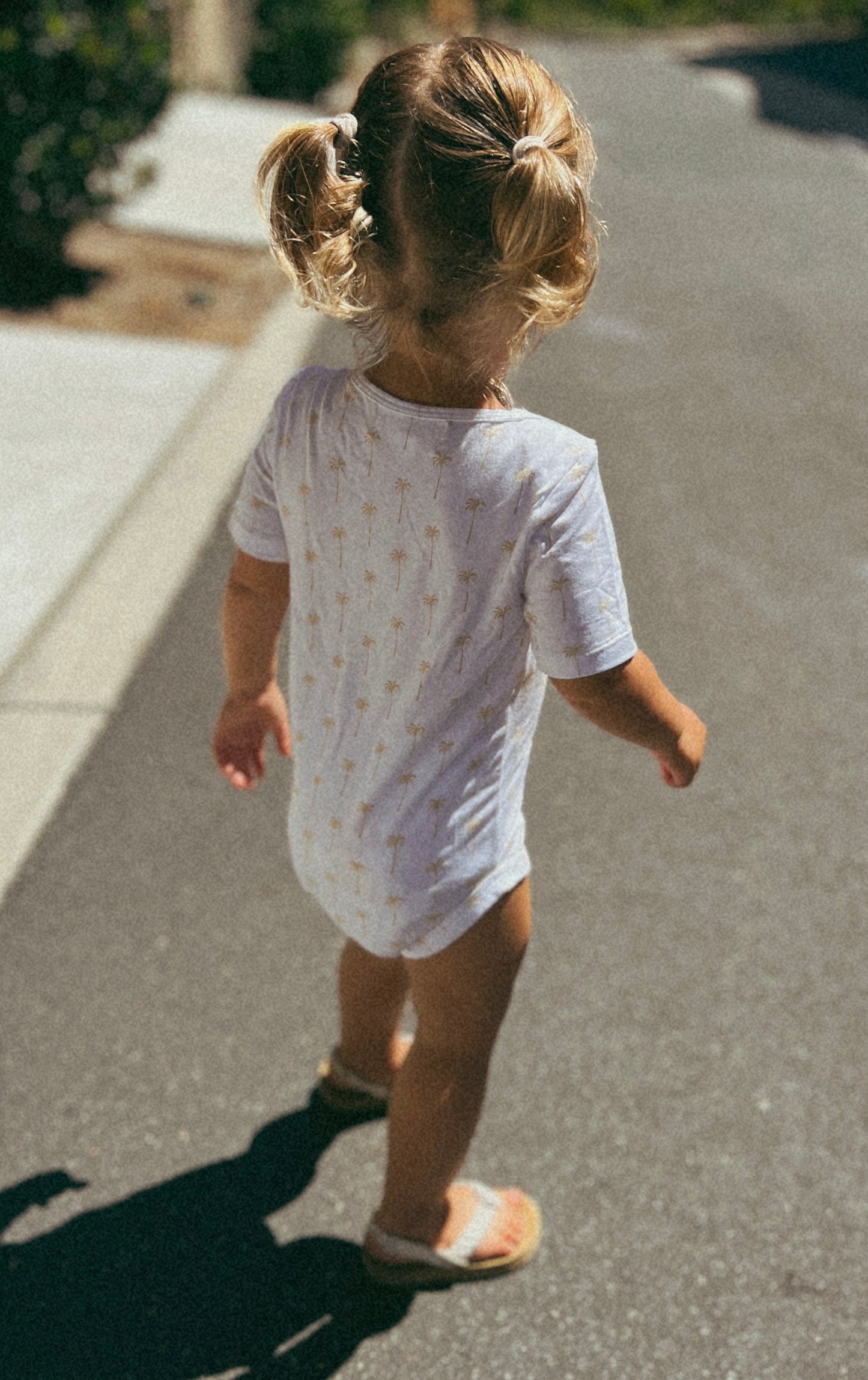 Palm Tree Short Sleeve Onesie